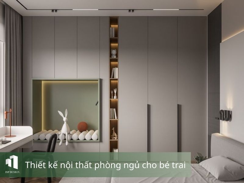 Phòng cho bé trai có cá tính mạnh mẽ 